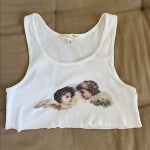 Urban Outfitters cropped cherub tank top